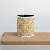Folk Cross Tile — 11 oz / Black Inside