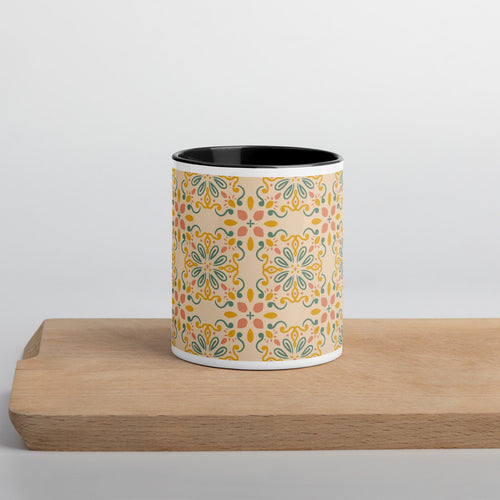 Folk Cross Tile Color Inside Mug mockup 1 pattern preview