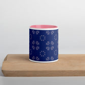 Calligraphy Cross — 11 oz / Pink Inside