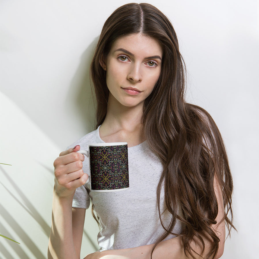 Disco Stripe Mug mockup 1