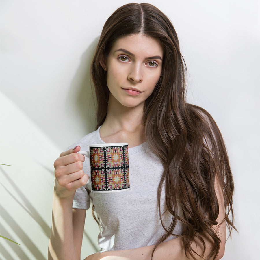 Inkblot Medallion Mug mockup 1