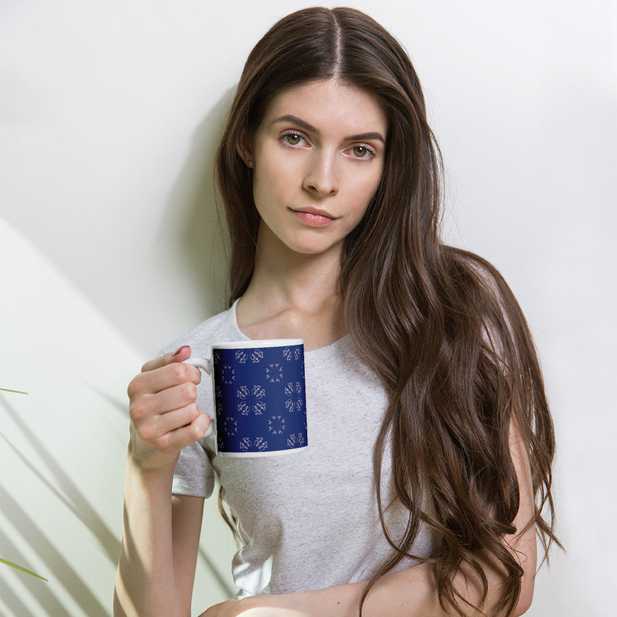 Calligraphy Cross Mug mockup 1