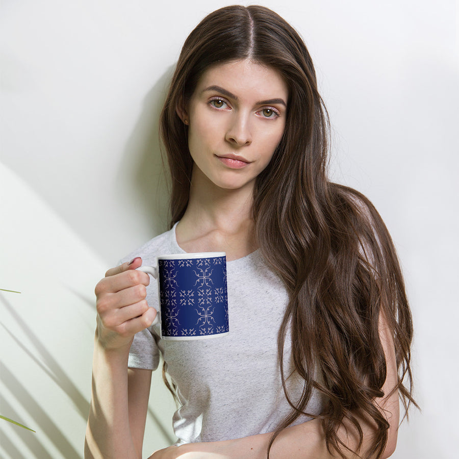 Curl Cross Mug mockup 1